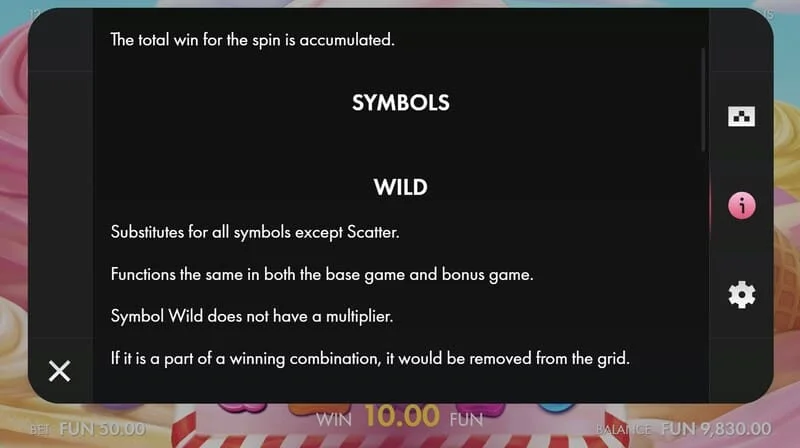 Sugar Wins - simbolurile dulci ale slotului